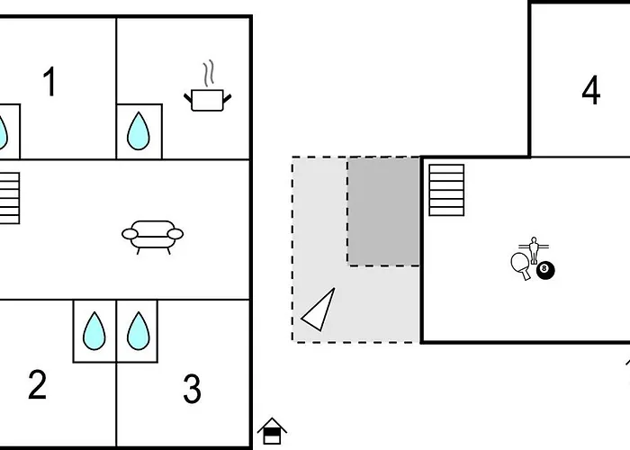 4 Bedroom Awesome In Appartement *